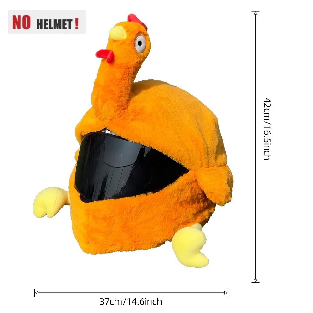 Funny Plush Motorcycle Helmet Cover 5