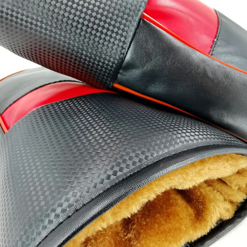 Waterproof Windproof Motorcycle Handlebar Covers With Reflective Strips 4