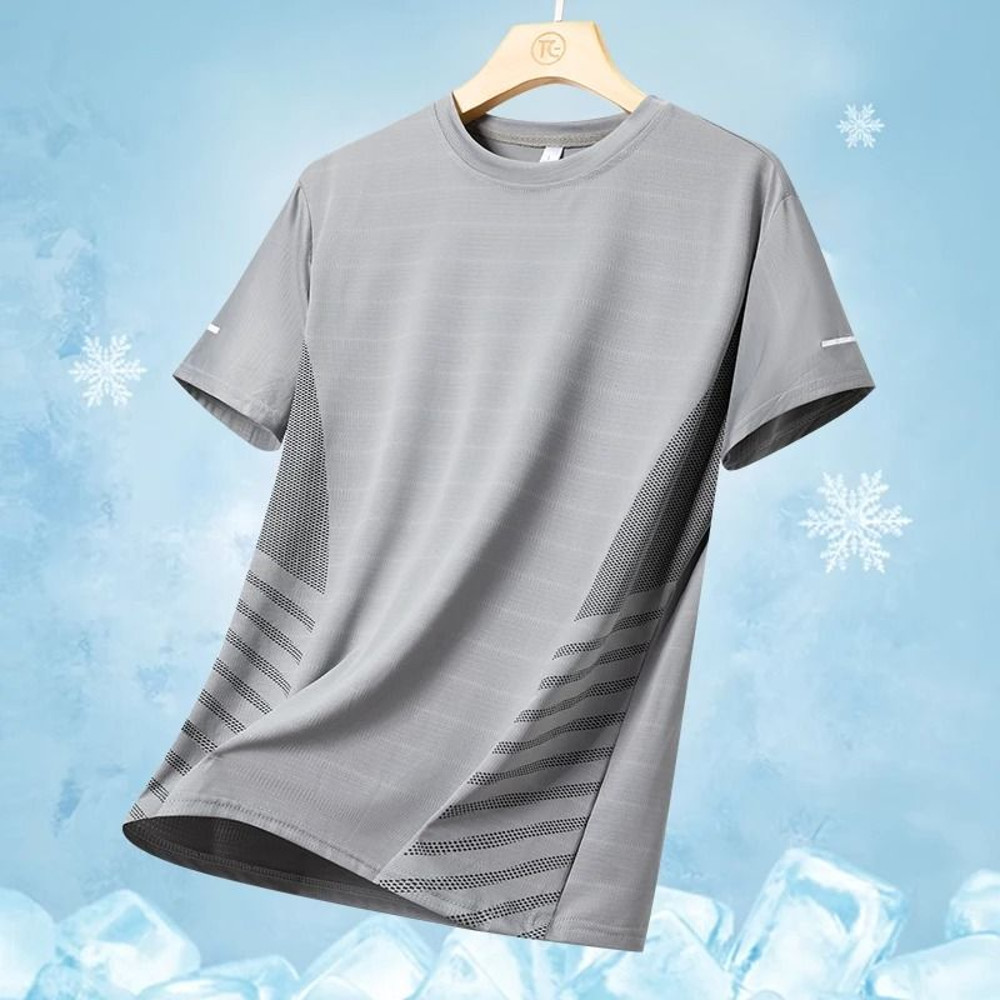 Mens QuickDry Ice Silk Running TShirt 11