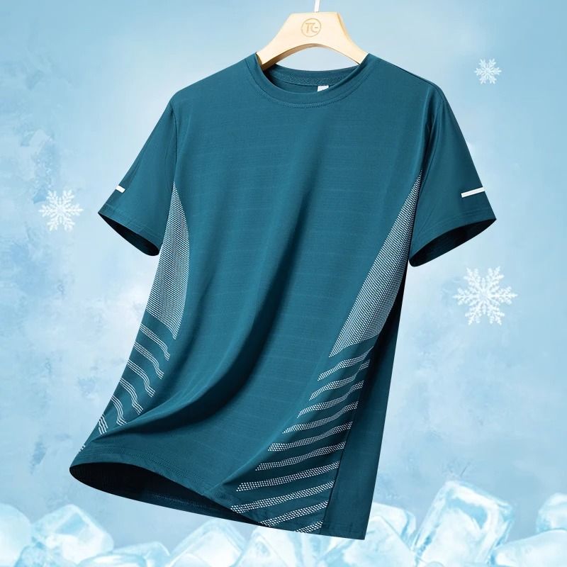 Mens QuickDry Ice Silk Running TShirt 12
