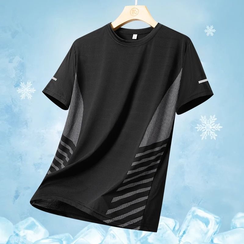 Mens QuickDry Ice Silk Running TShirt 7