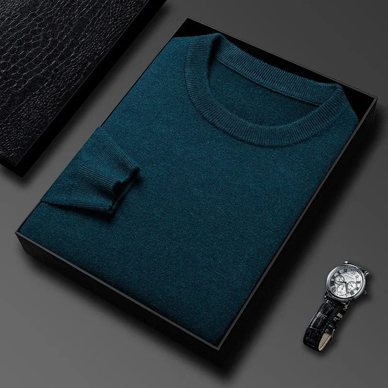 Mens Diamond Pattern Knit Sweater 8