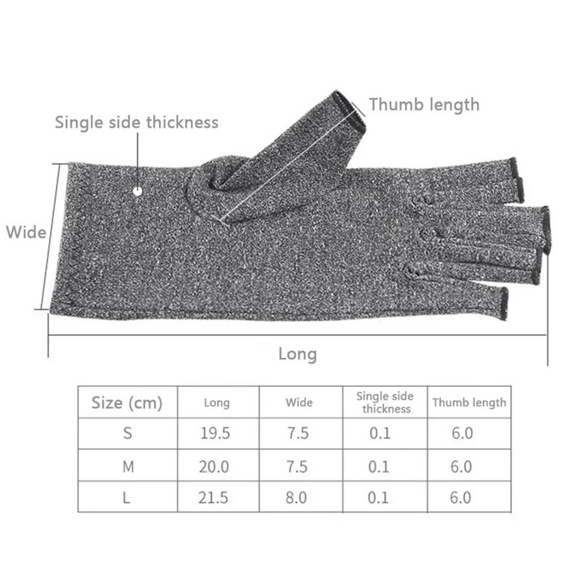 Compression Arthritis Relief Gloves With Wrist Support 5