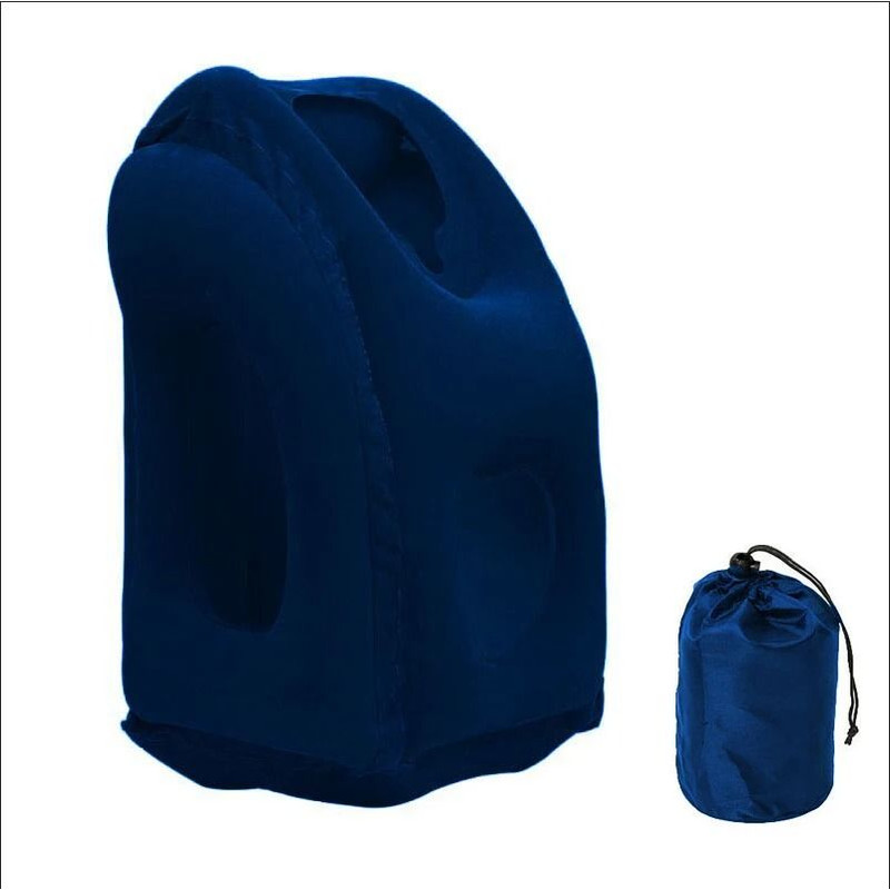 Inflatable Travel Pillow With Chin And Neck Support 9