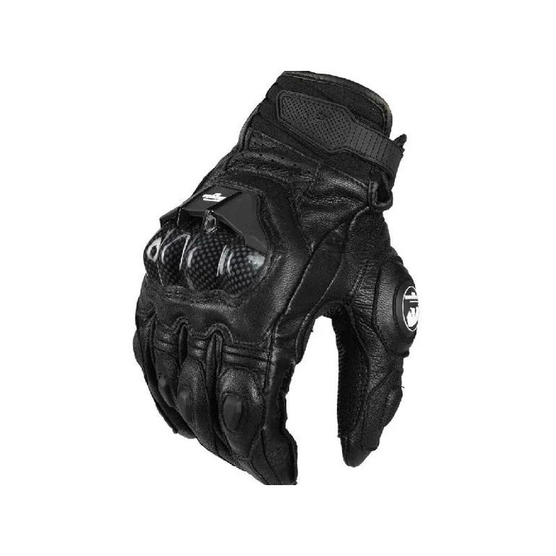 Motorcycle Leather Gloves With Windproof Protection And Touchscreen Function 2
