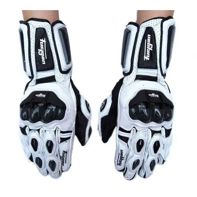 Motorcycle Leather Gloves With Windproof Protection And Touchscreen Function 4