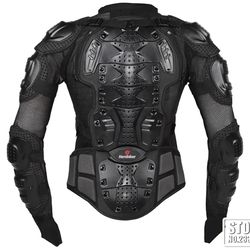 motorcycle full body armor protection jacket with optional shorts and pants