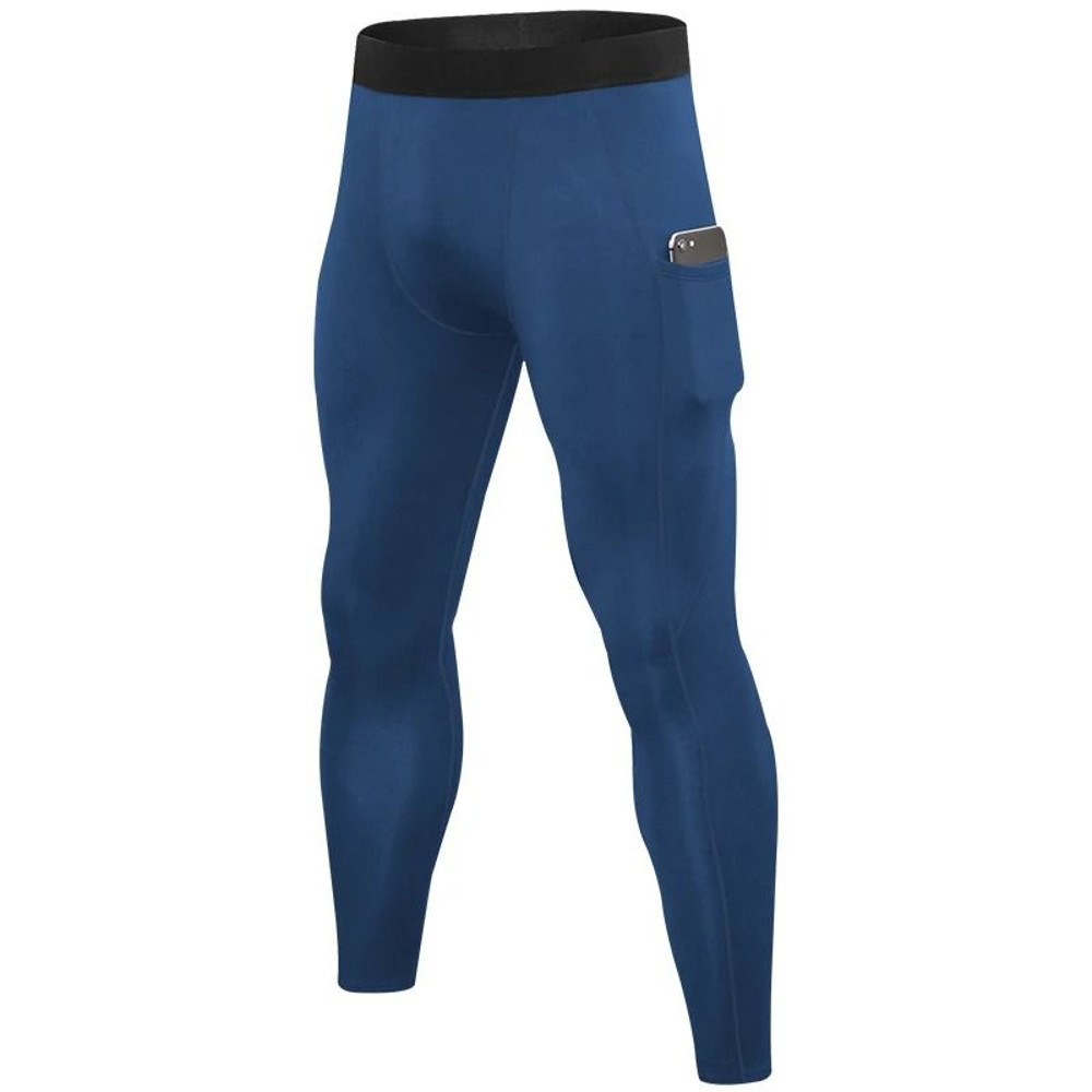 Mens Warm Compression Running Leggings For Winter Training 3