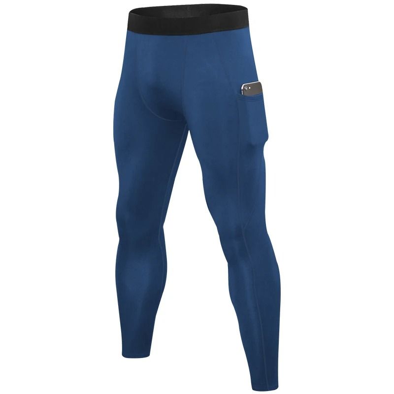 Mens Warm Compression Running Leggings For Winter Training 3