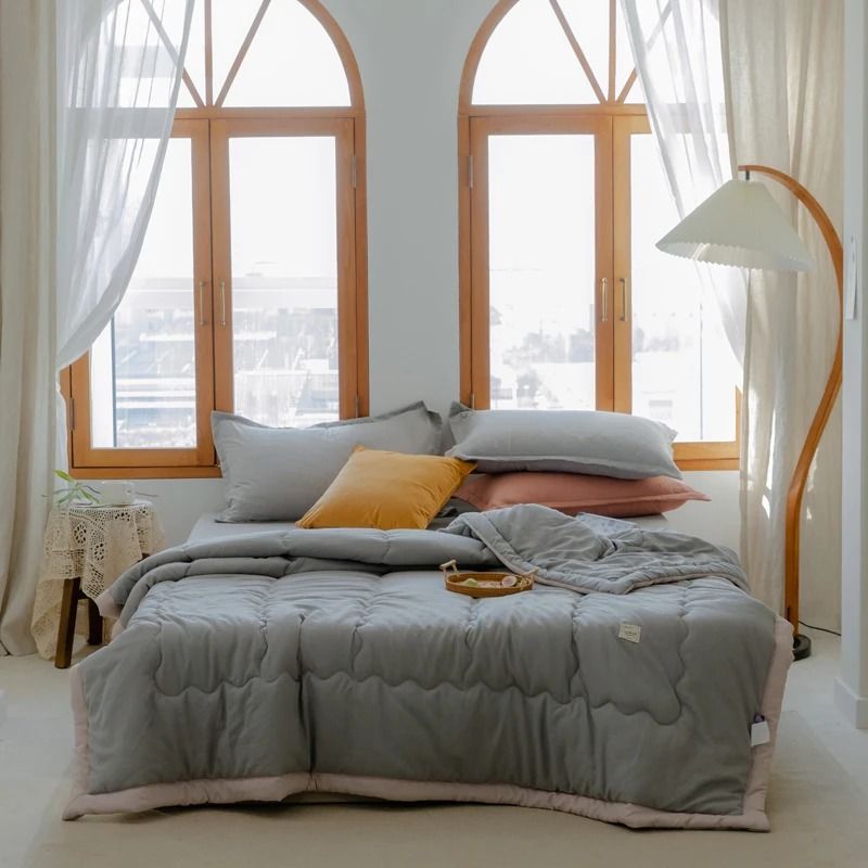 Lightweight Japanese Cotton Quilted Summer Quilt Soft Breathable And Washable 13