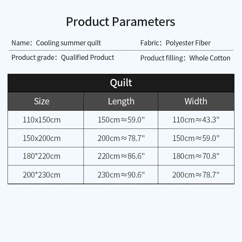 Lightweight Japanese Cotton Quilted Summer Quilt Soft Breathable And Washable 6