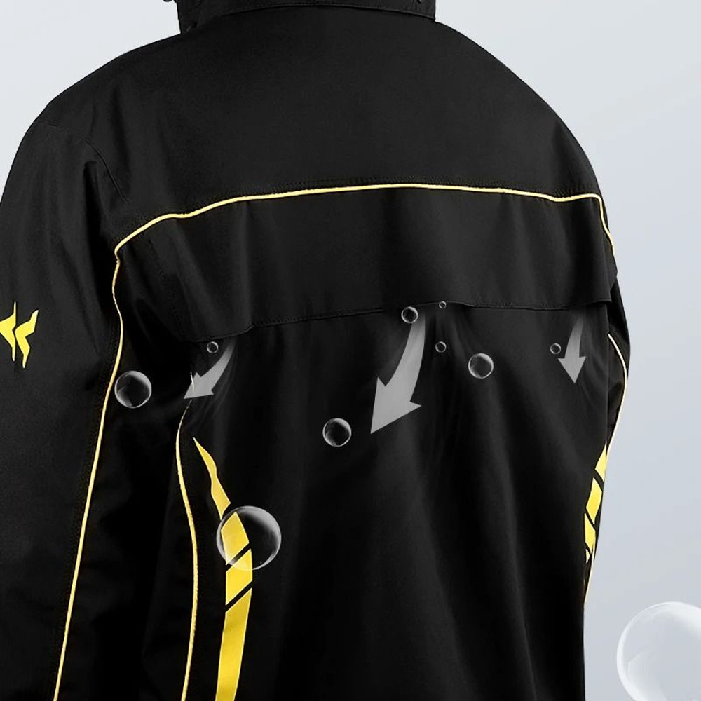 Waterproof Motorcycle Rain Suit With Pants Breathable Reflective And Protective 2Piece Riding Gear 3