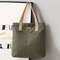 Canvas Tote Shoulder Bag Large Capacity Reusable And Stylish Everyday Carryall 9