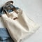 Canvas Tote Shoulder Bag Large Capacity Reusable And Stylish Everyday Carryall 5