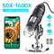 1600X USB Digital Microscope With 1080P HD Camera And Adjustable 8 LED Lights Compatible With Andr 1