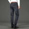 Mens Classic Straight Stretch Jeans Casual Business Denim Pants For Work And Everyday Wear 4