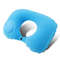 Inflatable Travel Neck Pillow With Soft Flocking Fabric Portable UShaped Support Cushion For Airpl 11