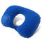 Inflatable Travel Neck Pillow With Soft Flocking Fabric Portable UShaped Support Cushion For Airpl 8