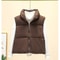 Womens Quilted Cropped Puffer Vest Warm Sleeveless Down Jacket 6
