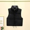 Womens Quilted Cropped Puffer Vest Warm Sleeveless Down Jacket 8