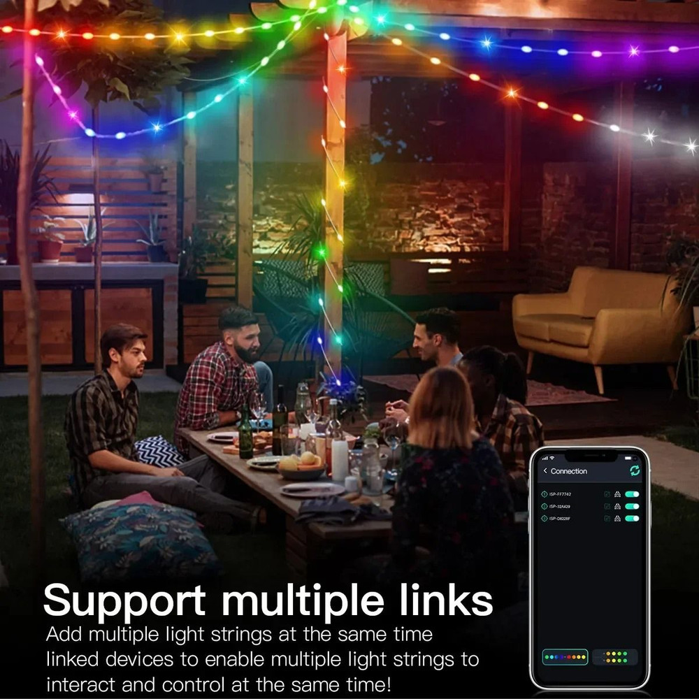 RGBIC LED String Light With Bluetooth App Control 3