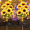 Solar Sunflower Garden Lights Outdoor Waterproof LED Flower Lamp 0