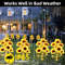 Solar Sunflower Garden Lights Outdoor Waterproof LED Flower Lamp 3