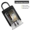 Wall Mounted Key Lock Box 4 Digit Combination Security Key Safe 4