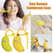 Portable Banana Toothbrush Holder Travel Protective Cap 0