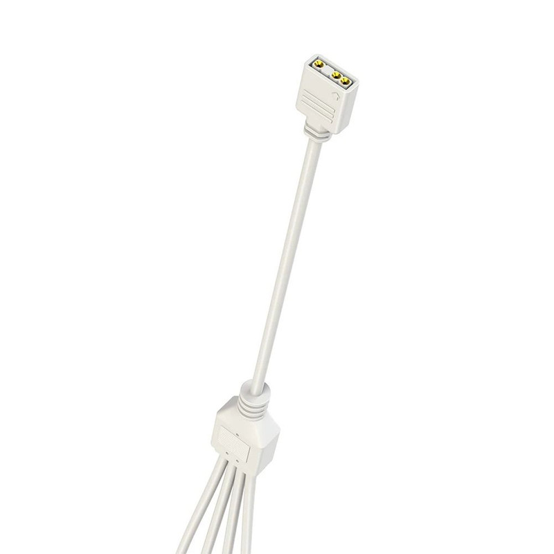 ARGB Chassis Fan Splitter 5V 3PIN Connector 1 To 234 Motherboard Extension Cable 4