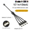 ARGB Chassis Fan Splitter 5V 3PIN Connector 1 To 234 Motherboard Extension Cable 6