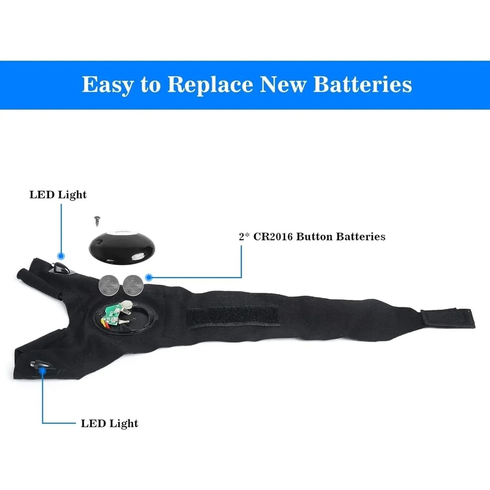 LED Half Finger Flashlight Gloves For Night Work Fishing And Outdoor Activities 6