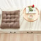 Linen Cushion Square Seat Pad With Pearl Cotton Filling For Home Office And Computer Chairs 5