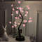 Cherry Blossom LED Bonsai Tree Lamp USB Or Battery Powered Touch Switch Warm White Light For Home 7