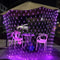 Halloween Purple LED Net Mesh Fairy Light Curtain For Home Wedding And Party Decoration 3