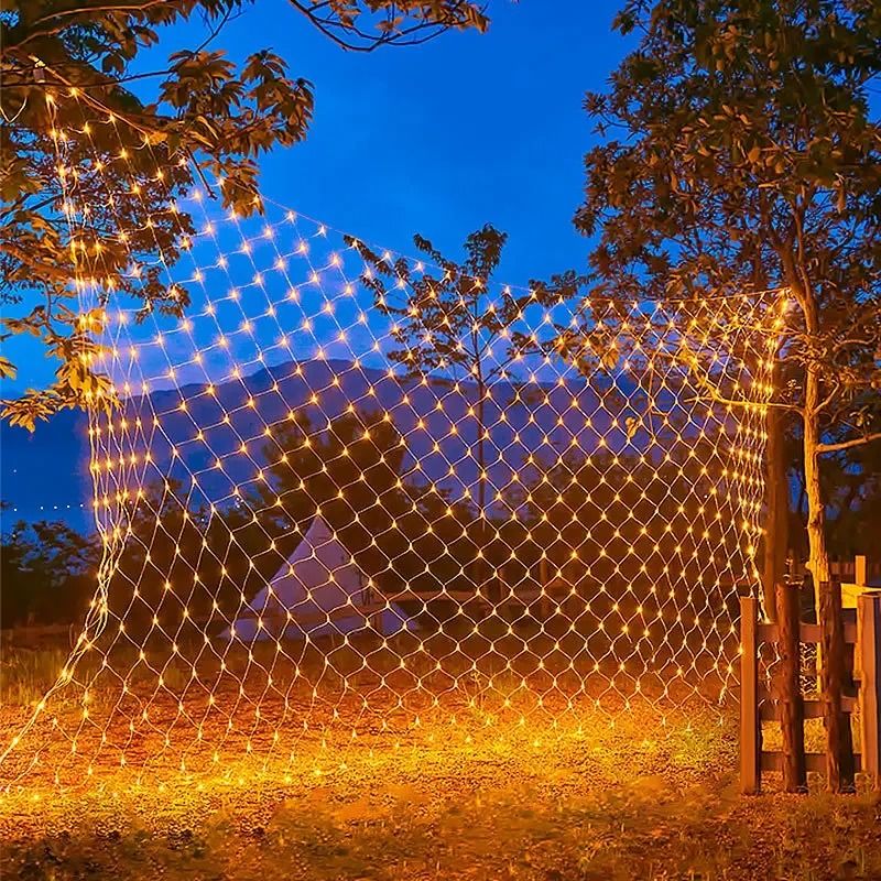 Christmas Net Mesh LED String Light For Holiday And Party Decorations 0