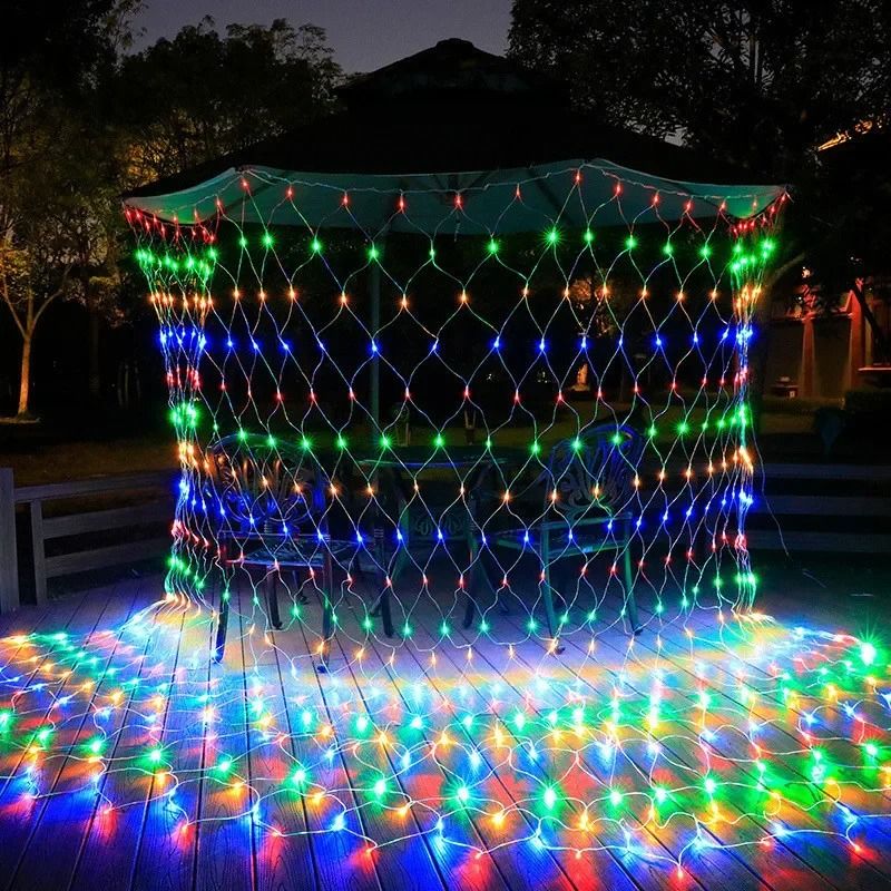 Christmas Net Mesh LED String Light For Holiday And Party Decorations 9