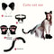 Cat Paw Gloves And Headband Set For Winter Cosplay And Cute Outdoor Wear 5