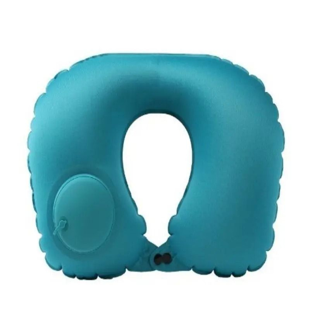 Press On Inflatable U Shaped Pillow For Neck Relaxation And Travel Comfort 6