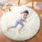 Super Soft Plush Round Rug Mat For Bedroom And Living Room Decoration 0