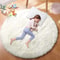 Super Soft Plush Round Rug Mat For Bedroom And Living Room Decoration 0