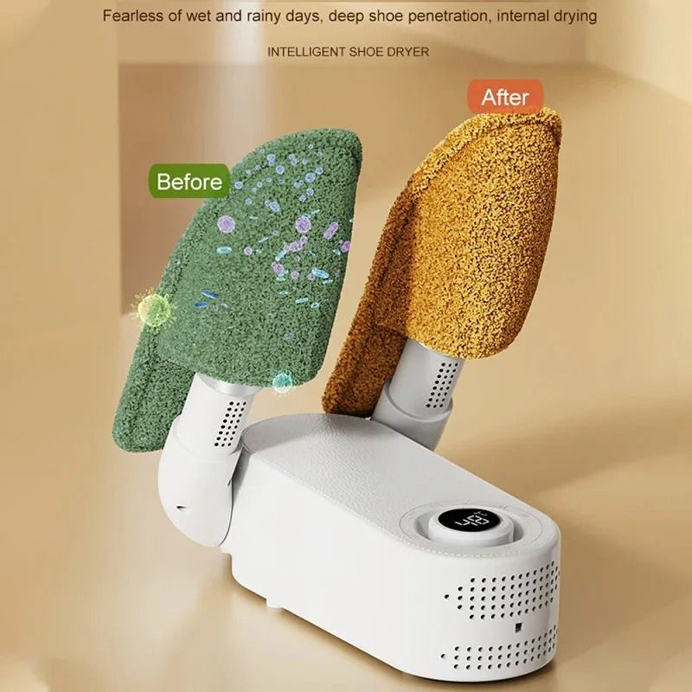 Foldable Shoe Dryer With Constant Temperature Heating And Timer Control 6