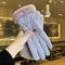 Women Winter Warm Ski Gloves With Fleece Lining And Touch Screen Design 9