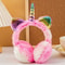 Colorful Unicorn Plush Earflap Earmuffs For Kids And Women 6