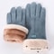 Women Winter Furry Warm Full Finger Mittens With Soft Lining And Outdoor Touchscreen Design 5