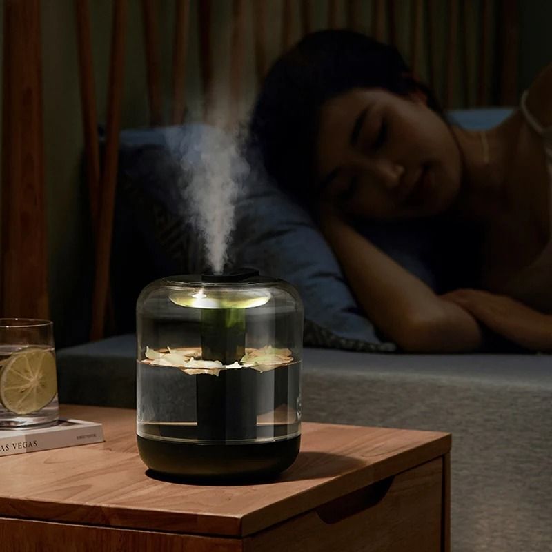 1L Rechargeable Air Humidifier With LED Light And USB Aroma Diffuser 3