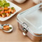 304 Stainless Steel Bento Box Portable Metal Lunch Box For Kids And Adults With Lockable Clips 4