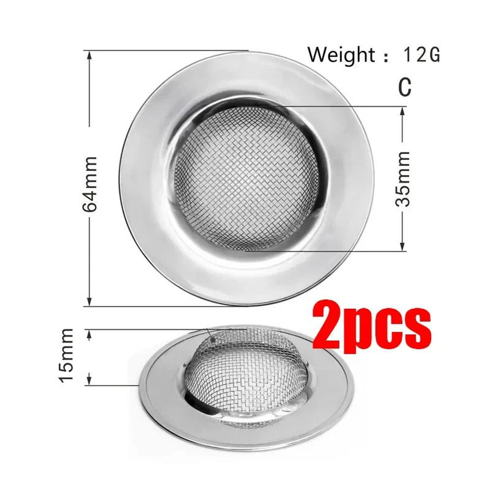 Stainless Steel Sink Strainer Filter For Kitchen And Bathroom Drains 14