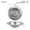 Stainless Steel Sink Strainer Filter For Kitchen And Bathroom Drains 18