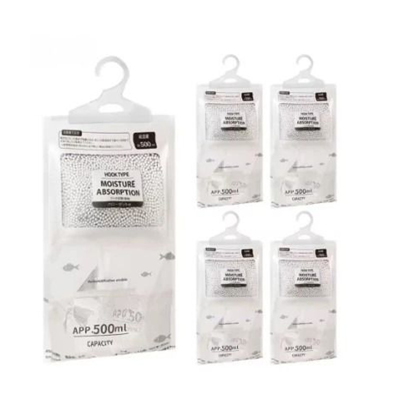Hanging Moisture Absorption Dehumidification Bag 500ml Household Mildew Proof Desiccant 7